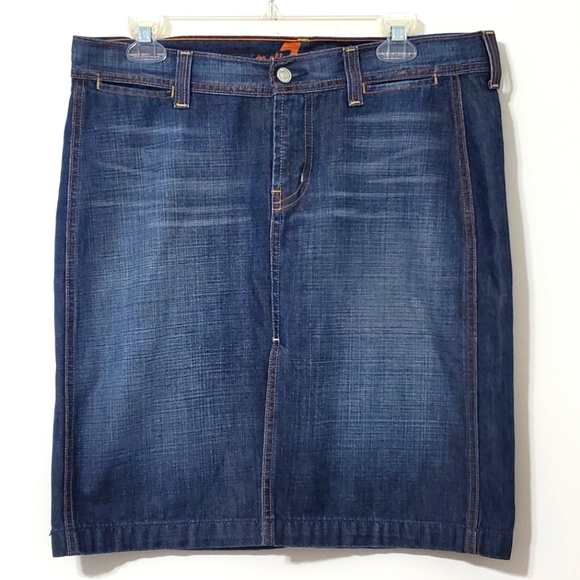 7 For All Mankind Dresses & Skirts - 7 For All Mankind Denim Skirt 30 Waist